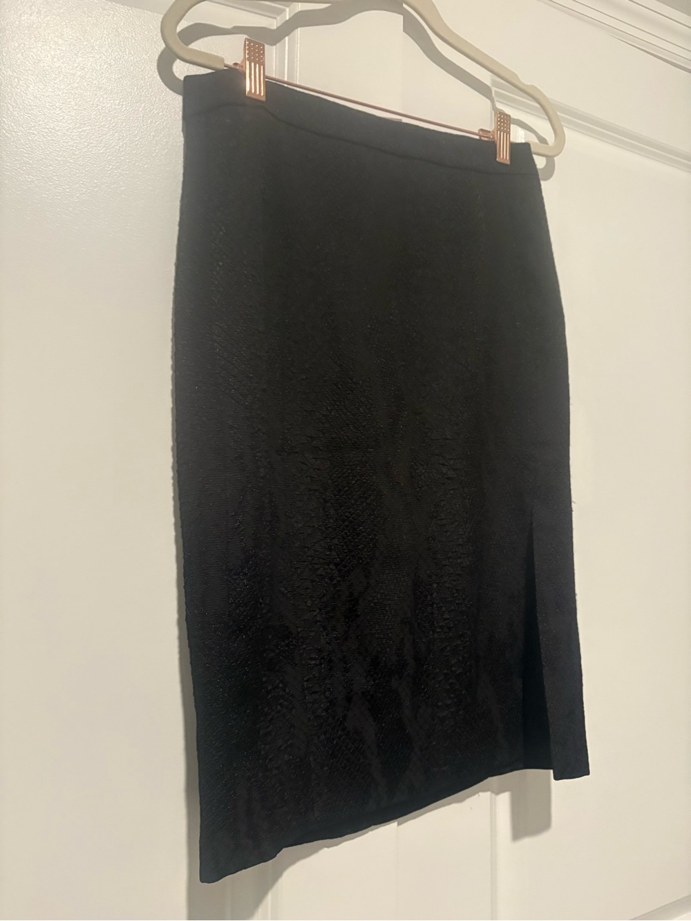 Altuzarra Black Pencil Midi Skirt